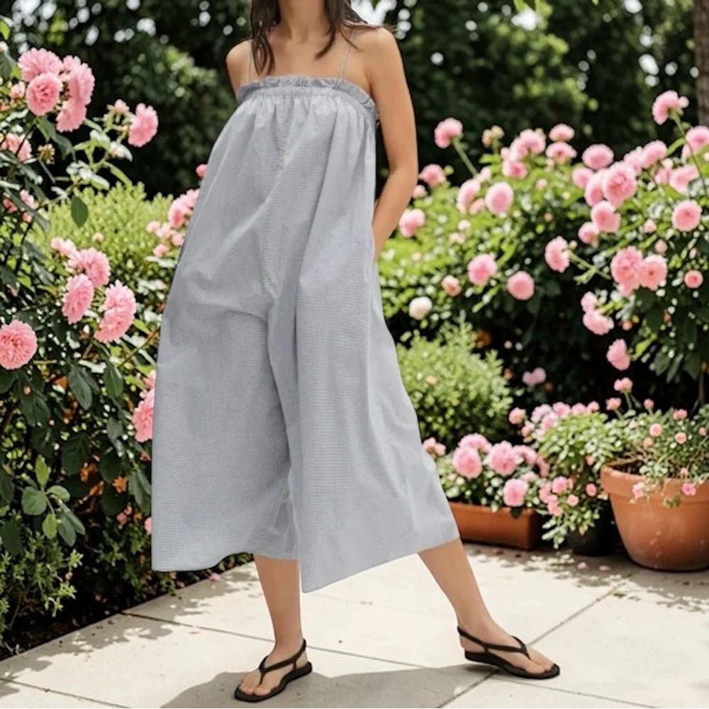 NWT EVERLANE The Flowy Jumpsuit L